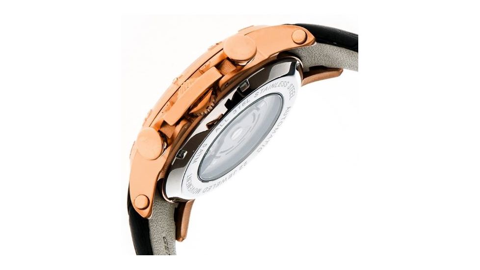 Reign Toretto Men's Watches, Rose Gold Case, Black Dial REIRN3507