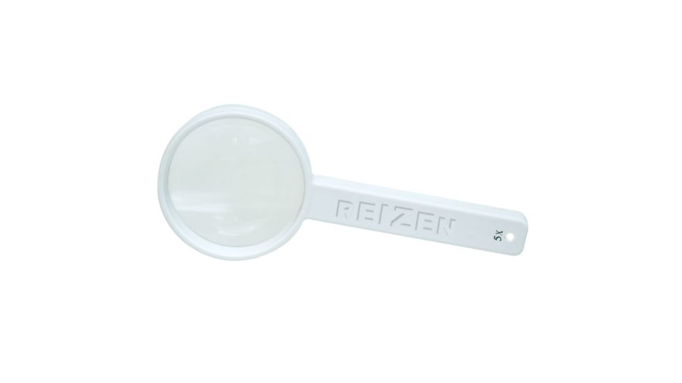 Reizen 5x Round Magnifier, White R6732