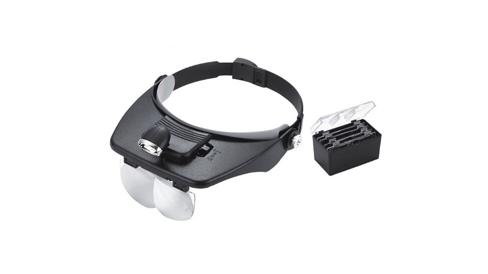 Reizen Advanced Head Loupe, Black, 6138