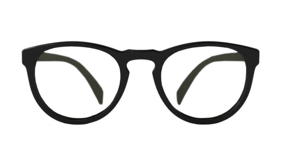 Reks Round Eyeglasses, HD Trivexa, Clear, Single Vision, rd-eg-hd-trivex