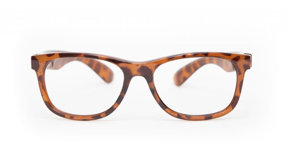 Reks Tortoise Seafarer Eyeglasses, HD Trivexa, Clear, Single Vision, tor-sea-eg-hd-trivex