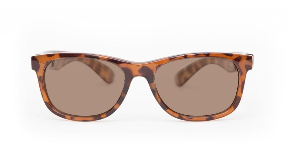 Reks Tortoise Seafarer Sunglasses, Brown, Single Vision, tor-sea-try-on