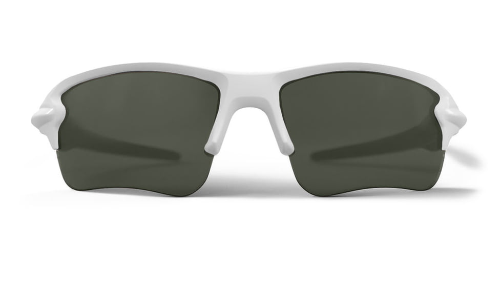 Reks White Sling-Blade Sunglasses, Smoke, Single Vision, w-slibla-try-on