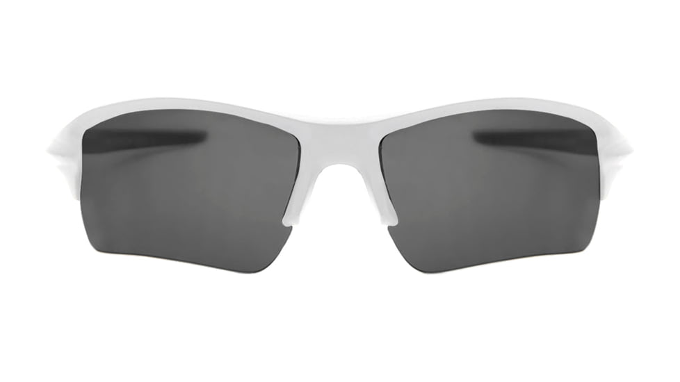 Reks White Sling XM Sunglasses, Smoke, Single Vision, w-sli-xm-try-on