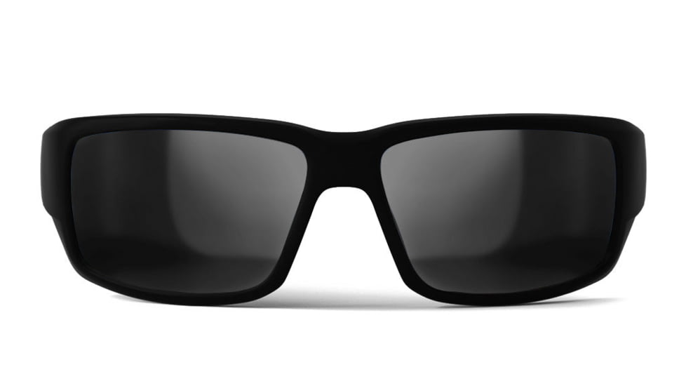 Reks Wrap Around Sunglasses, Trivex Polarized Color Boostinga, Smoke, Single Vision, wrap-ard-trivex-pol
