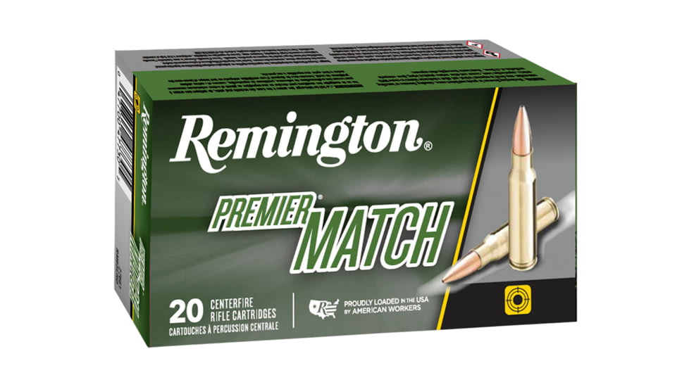 Remington 6mm Creedmoor 107 Grains Jacketed Hollow Point Brass Cased Centerfire Rifle Ammo, 20 Rounds, 20001