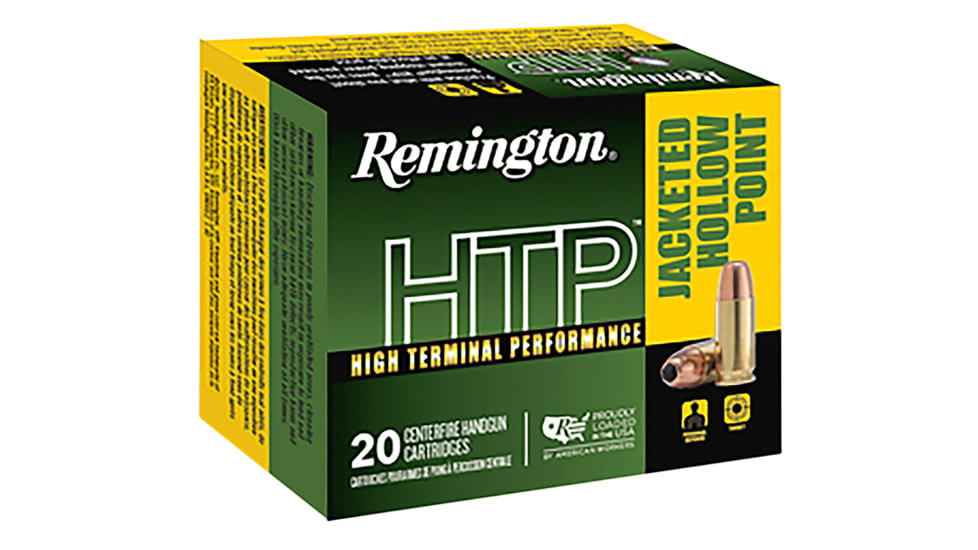 Remington .45 Colt HTP 230 Grain Jacketed Hollow Point Centerfire Pistol Ammo, 20 Rounds, 23012