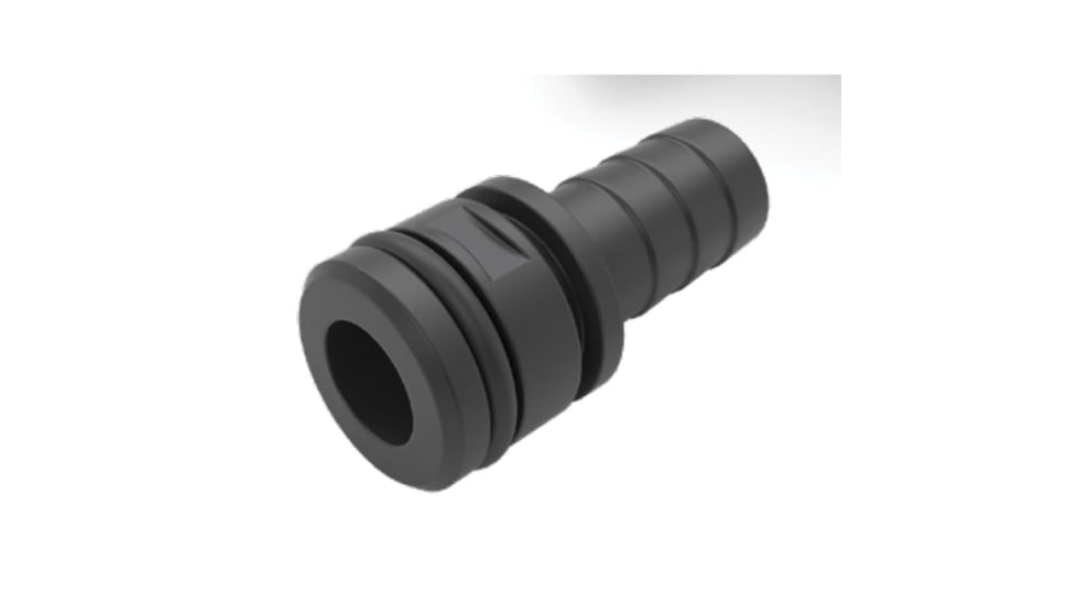 Remco PowerRV Aquajet/Rebel Quick Attach Straight Hose Barb Fitting With O Ring, FQ5S-12R