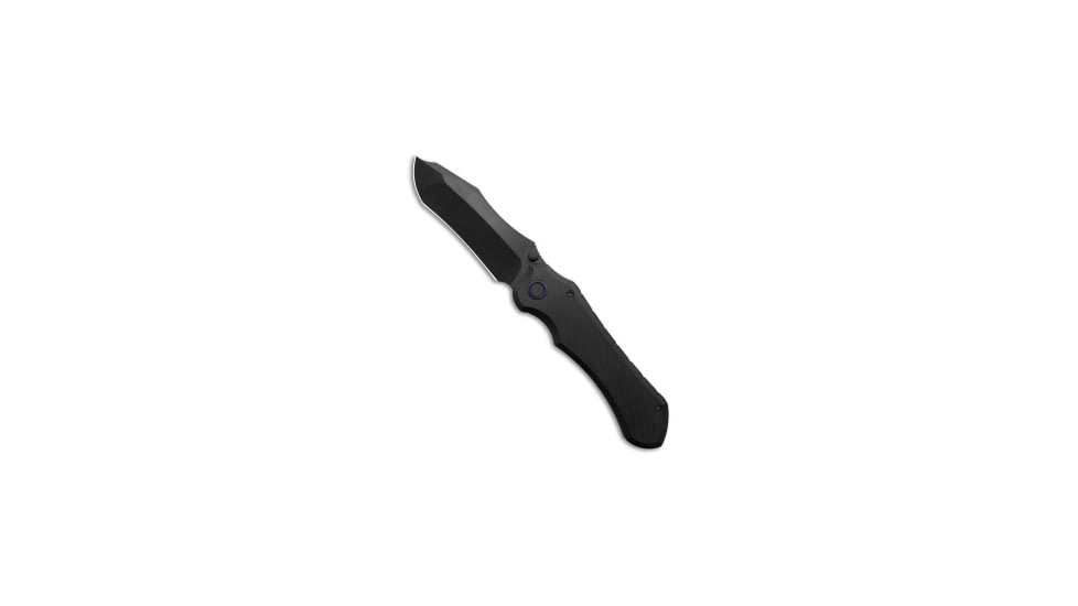 Remette REMETTE Cathedral Frame Lock Knife Milled DLC Titanium 3.5" Satin DLC S90V, Black, CPM S90V, adult, BHQ-230438