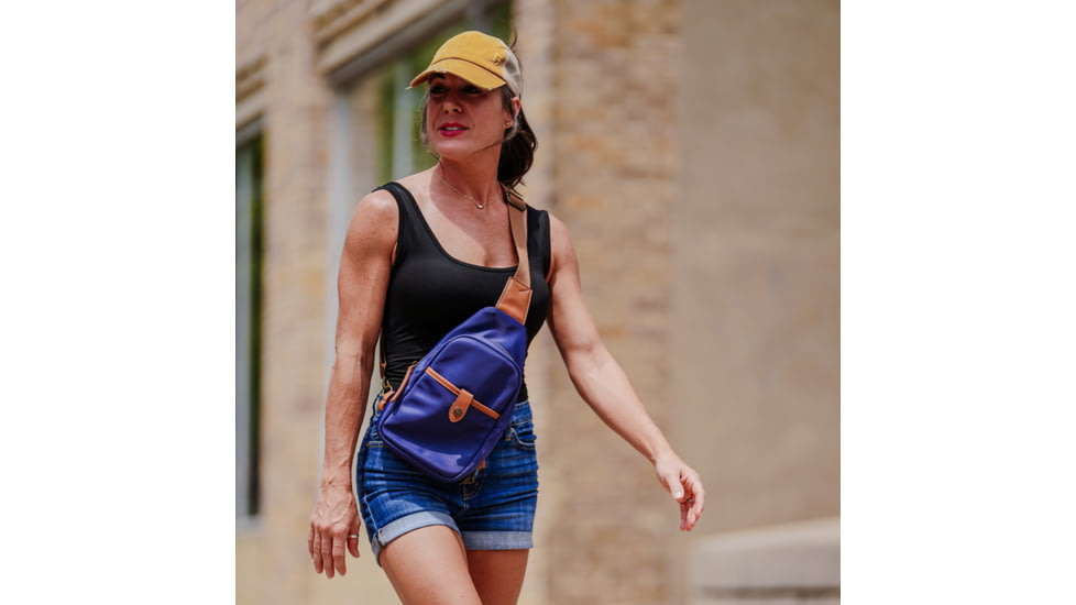 Remington Bridgeport Nylon CCW Sling Bag, Navy, RMC85120 NV