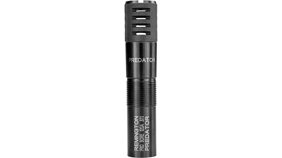 Remington Probore 12 Gauge Extended Ported Predator Choke Tube, Stainless Steel, Black, R19169
