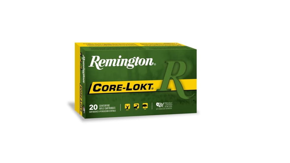Remington Core-Lokt .270 Winchester 100 Grain Core-Lokt Pointed Soft Point Centerfire Rifle Ammo, 200 Round