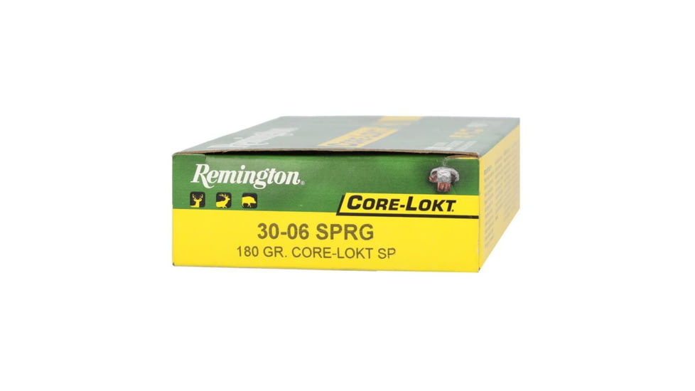 Remington Core-Lokt .30-06 Springfield 180 Grain Core-Lokt Soft Point Centerfire Rifle Ammo, 200 Round