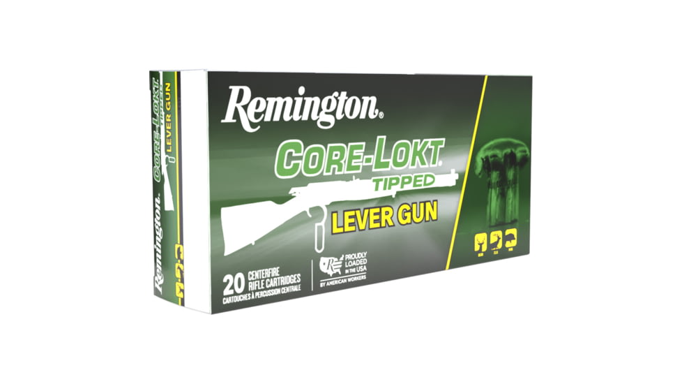 Remington Core-Lokt 35 Rem 200 Grain Core-Lokt Tripped Brass Rifle Ammo, 20 Rounds, R21429