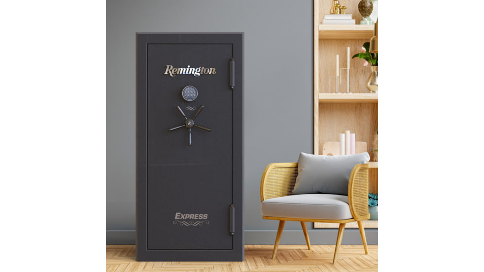 Remington Express Series Gun Safe, 24-Gun, Graphite Satin Metallic Powder Coat, SECSAR5924E