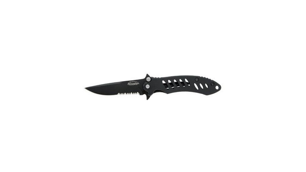 Remington F.A.S.T. Sportsman Folder Knife, Matte Black, Large 92926
