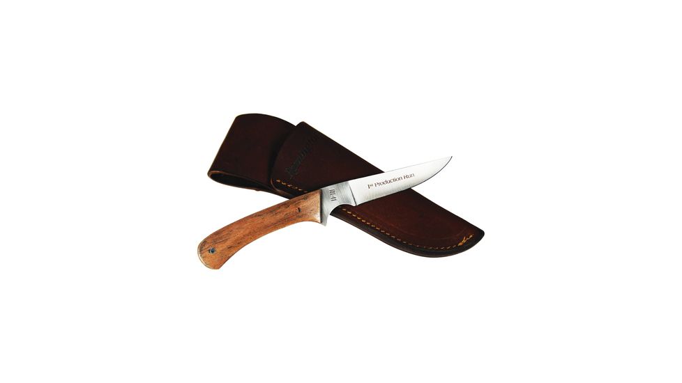 Remington Heritage 870 Bird &amp; Trout RH-41 Fixed Blade Knife 3.62 Inch Clip Point Blade Includes Leather Sheath