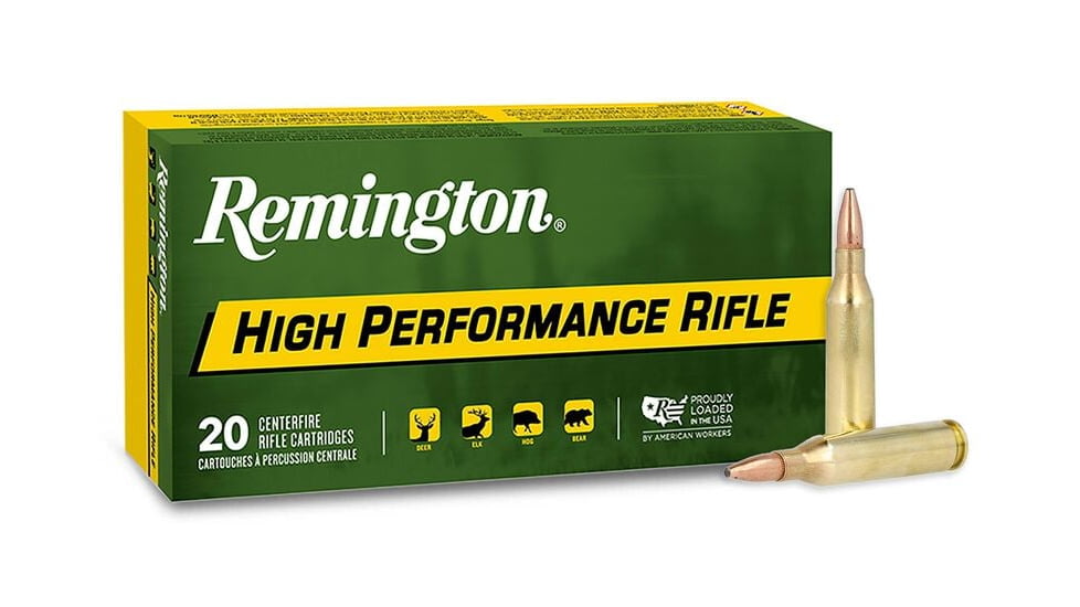 Remington High Performance Rifle .243 Winchester 80 Grain Pointed Soft Point Centerfire Rifle Ammo, 200 Round