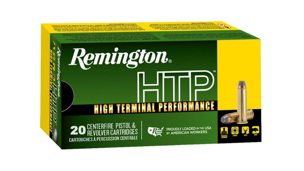 Remington High Terminal Performance .38 Special +P 110 Grain Semi-Jacketed Hollow Point Centerfire Pistol Ammo, 20 Rounds, 22295