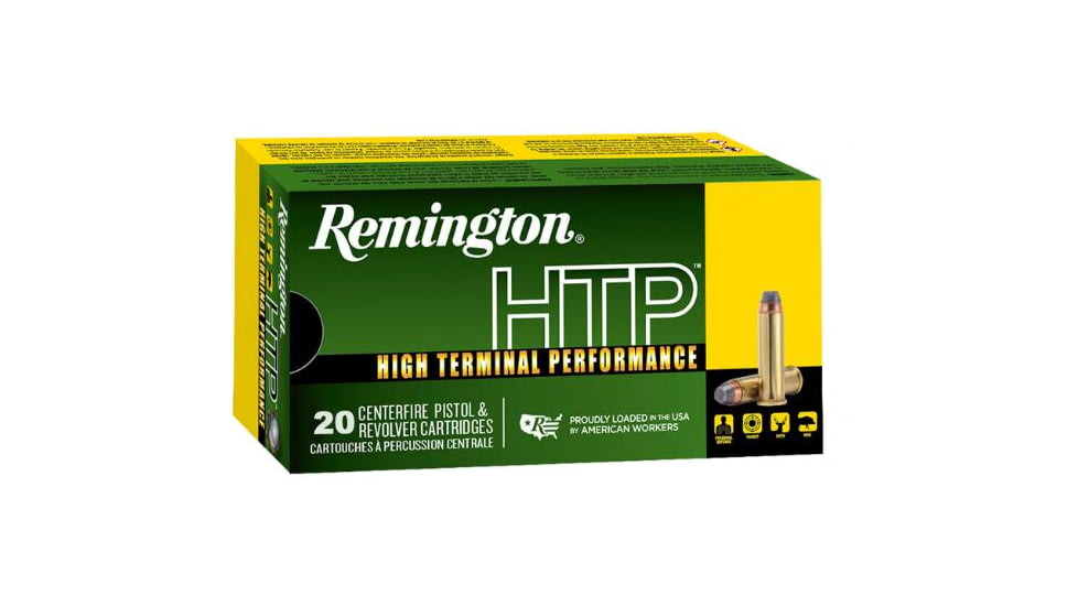 Remington High Terminal Performance .38 Special +P 125 Grain Semi-Jacketed Hollow Point Centerfire Pistol Ammo, 20 Rounds, 22303