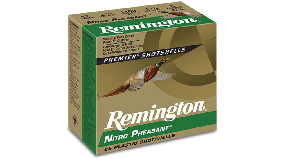 Remington Nitro Pheasant Loads 20 Gauge 1 1/4 oz 3in 1185 ft/s #6 Centerfire Shotgun Ammo, 25 Rounds, 28653