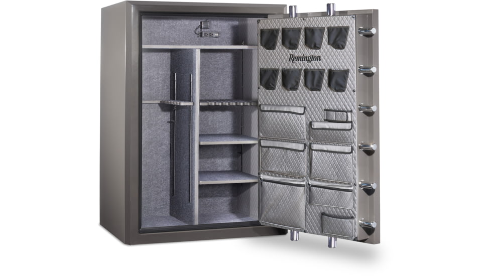 Remington Nitro Series Gun Safe, Holds 56 + 8, Seltzer Gray-Gloss Metallic Powder Coat, SECSAR6556N