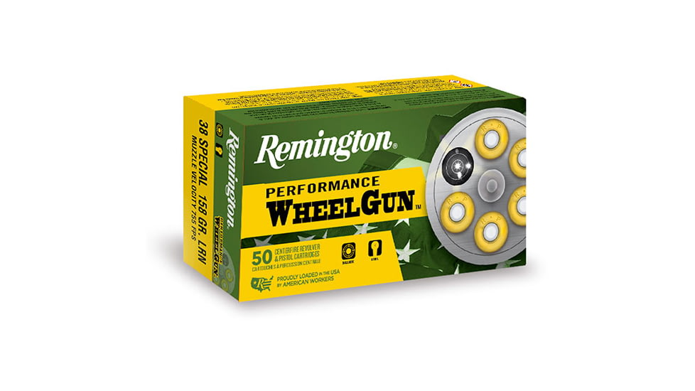 Remington Performance Wheelgun .32 S&amp;W Long 98 Grain Lead Round Nose Centerfire Pistol Ammo, 50 Rounds, R22210