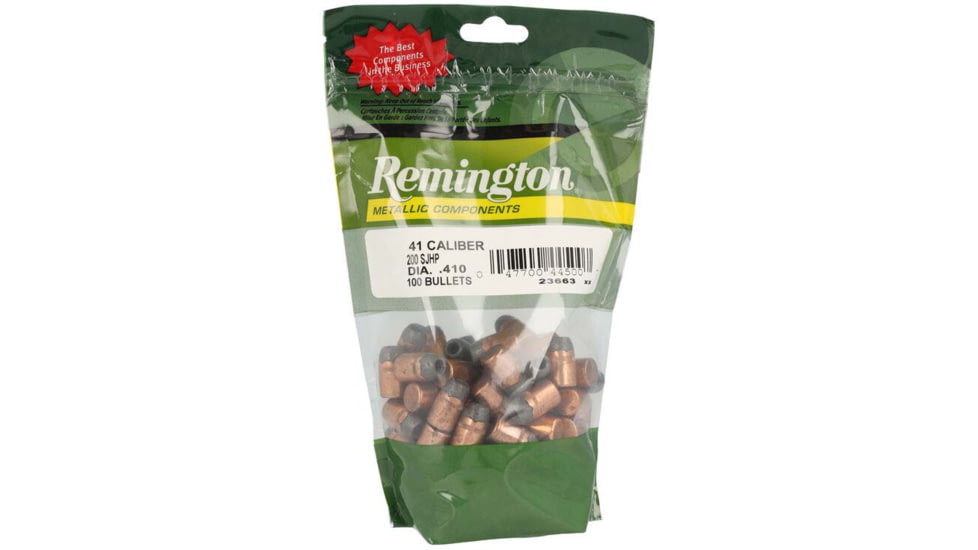 Remington Component Handgun Bullet .41 200 Grain Semi-Jacketed Hollow Point Pistol Bullet, 100 Bullets, 23663