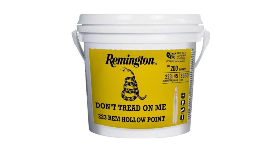 Remington .223 Remington 45 Grain JHP Brass Rifle Ammunition