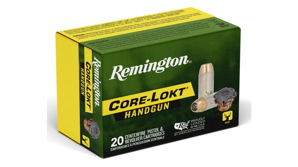 Remington 45 Colt 237 Grain Core-Lokt Brass Rifle Ammo, 20 Rounds, 20272
