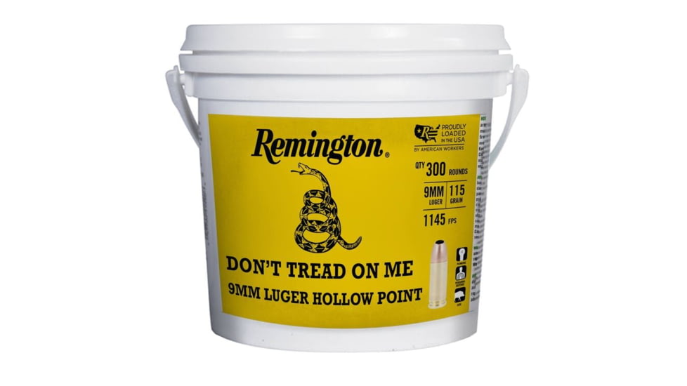 Remington UMC 9mm Luger 115 Grain JHP Brass Pistol Ammunition