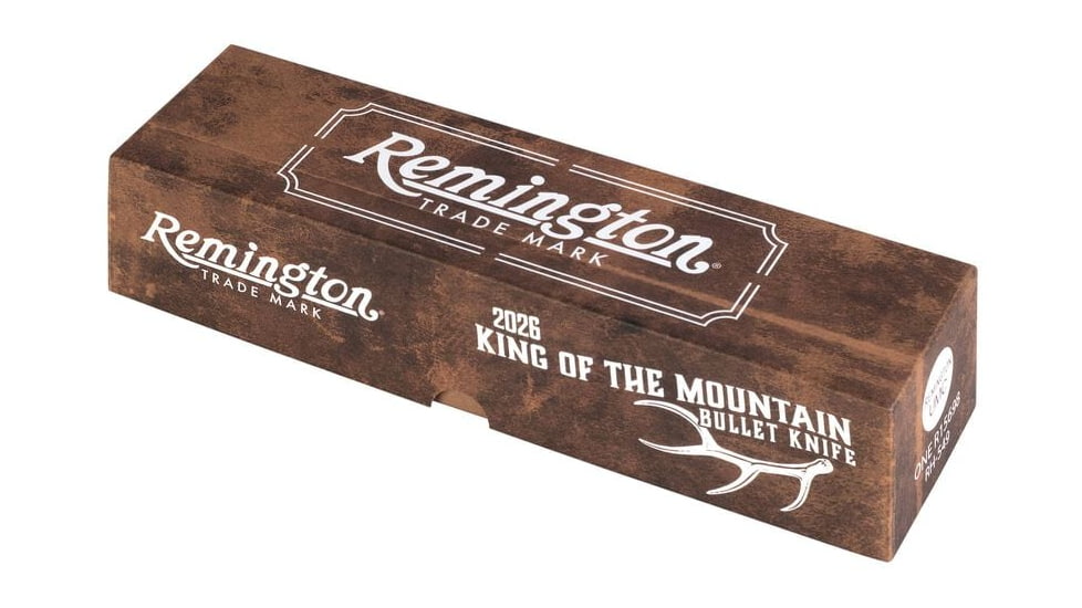Remington King of Mountain 2026 Bullet 3.5in Fixed Blade Knife