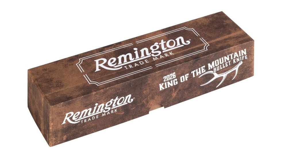 Remington King of Mountain 2026 Bullet 3.5in Fixed Blade Knife