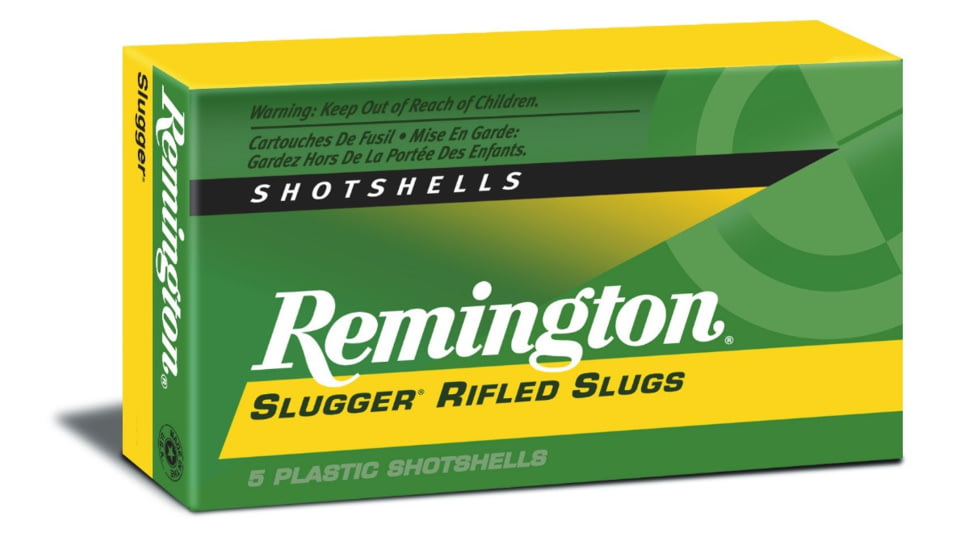Remington Slugger Rifled Slugs 20 Gauge 5/8oz Rifled Slug Hollow Point 2.75in Centerdire Shotgun Slug Ammo, 15 Rounds, 26882