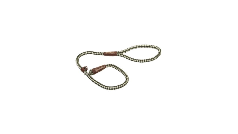 Remington Sporting Dog Braided Rope Leash, Green-White, Slip, 3 ft. R0213-GRW03
