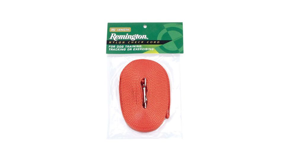 Remington Sporting Dog Nylon Check Cord, Orange, 25 ft. R3925-G-SOR25