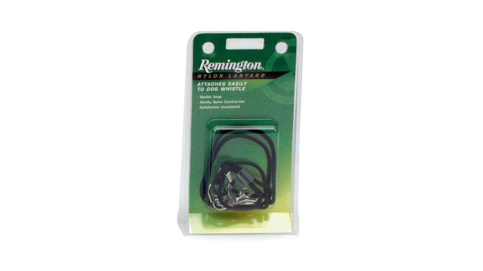 Remington Sporting Dog Training Lanyard, Black, Double Snap, 18 in. R1137-G-BLK00