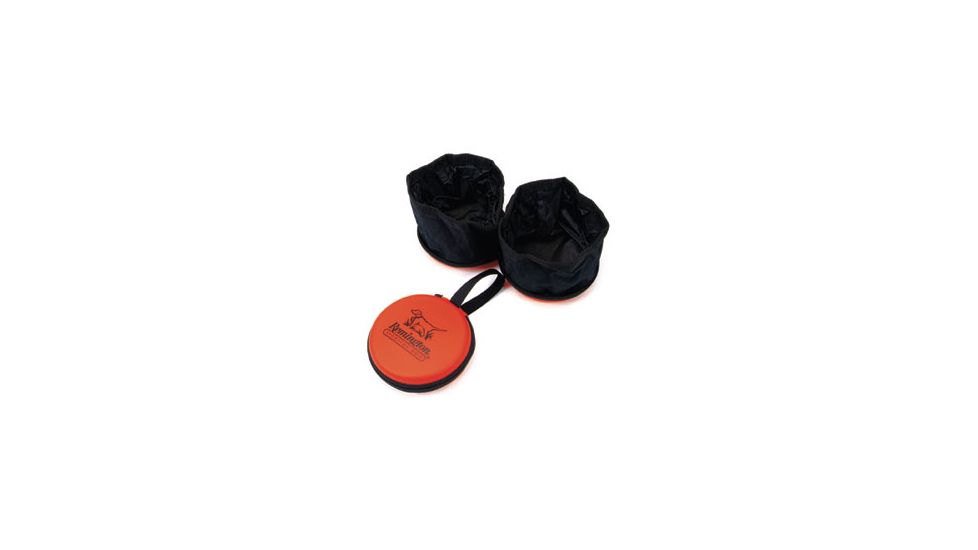 Remington Sporting Dog Travel Pet Bowl, Orange-Black, 2-Compartments R8502-G-OR100