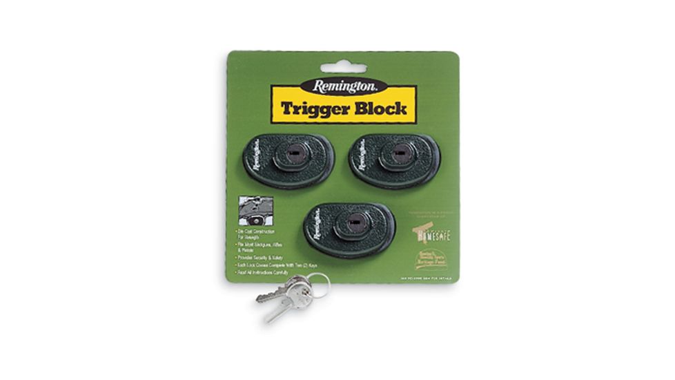Remington Trigger Block Three Pack, Green, 19439, EDEMO1