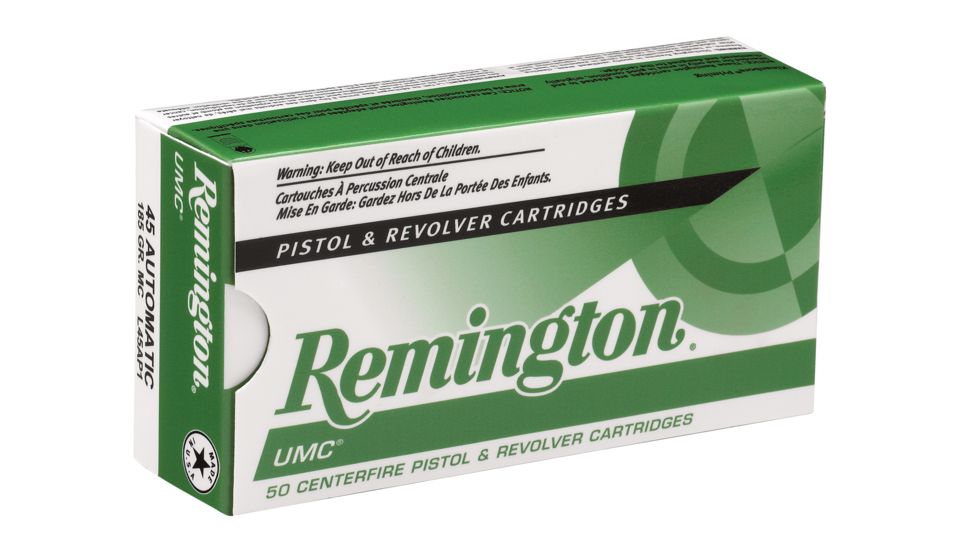 Remington UMC 40 S&amp;W 180 Grain Metal Case, 40 S&amp;W REML40SW3