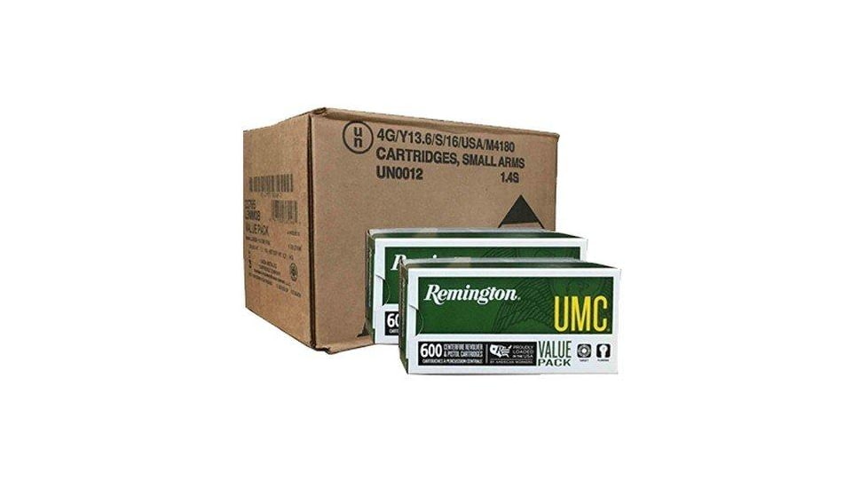Remington UMC 9mm Luger 115 gr MC 1200/ct, 23765C2