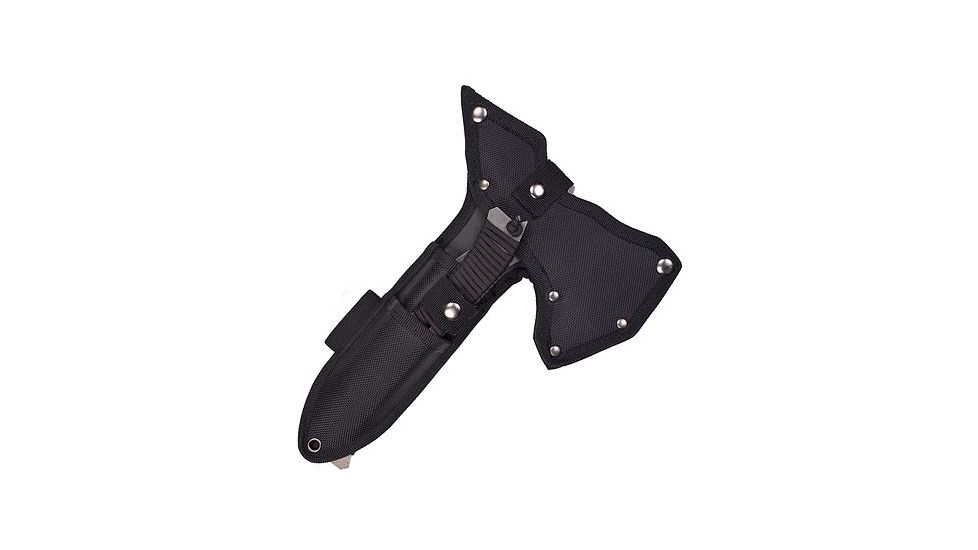 Renegade Tactical Steel Deep Woods Wolf Axe with 8in Knife, Black RT116