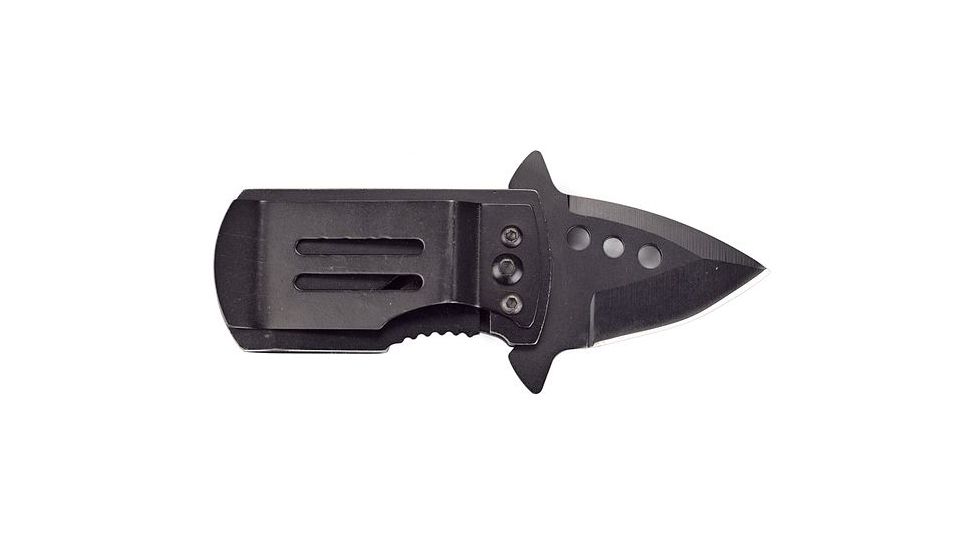 Renegade Tactical Steel Fast Clip Folder 1.5in Knife, Black RT124