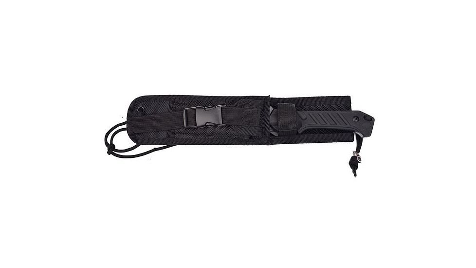 Renegade Tactical Steel G4 Panther Fixed Blade Knife, Black RT135