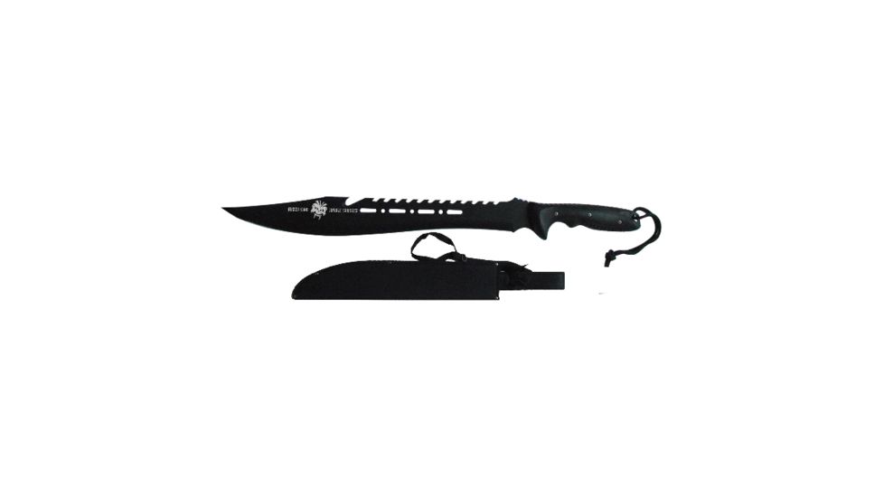 Renegade Tactical Steel Kudzu King - Jungle Crusher, 45.72 Cm Black 420 Stainless Steel Blade, Black Abs Handle, RT120