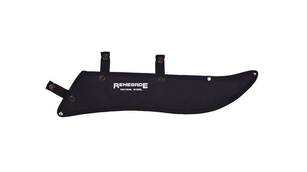 Renegade Tactical Steel Reaper 13in Machete, Black RT111
