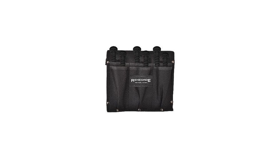 Renegade Tactical Steel Skull Thrower Knives, Black RT125