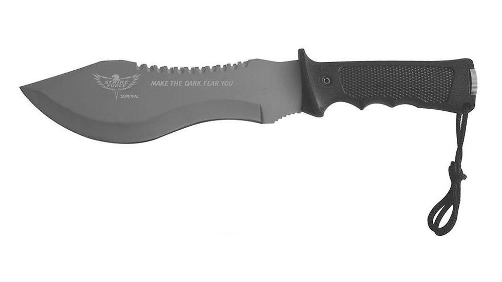 Renegade Tactical Steel Strike Force Survival 9in Knife, Silver RT101