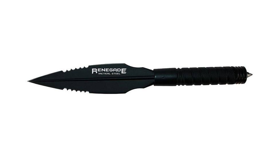Renegade Tactical Steel Warrior 6.5in Spear, Black RT131