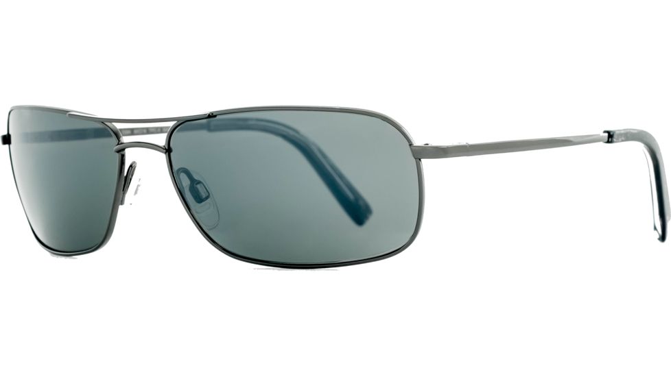 Reptile Sun Gomek Sunglasses, Dark Gunmetal Frame, Titanium Black/Glass Lens, Polarized, GOMBDG